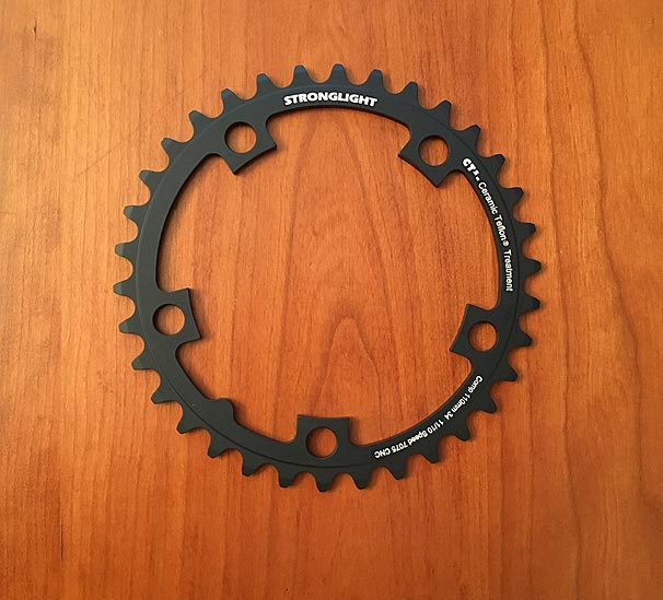 Stronglight Dural 5083 Outer Chainring 46T Shimano 9/10 110mm 